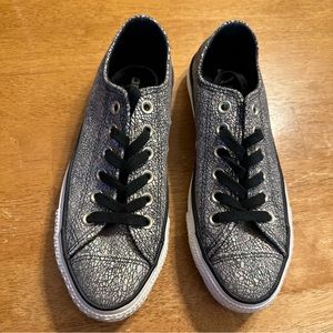 Crinkled Metallic Converse